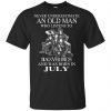 An Old Man Who Listens To Black Veil Brides And Was Born In July T-Shirts, Hoodie, Tank 1