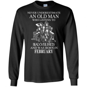 An Old Man Who Listens To Black Veil Brides And Was Born In February T-Shirts, Hoodie, Tank 18