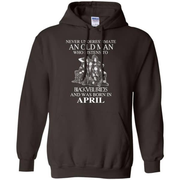 An Old Man Who Listens To Black Veil Brides And Was Born In April T-Shirts, Hoodie, Tank 11