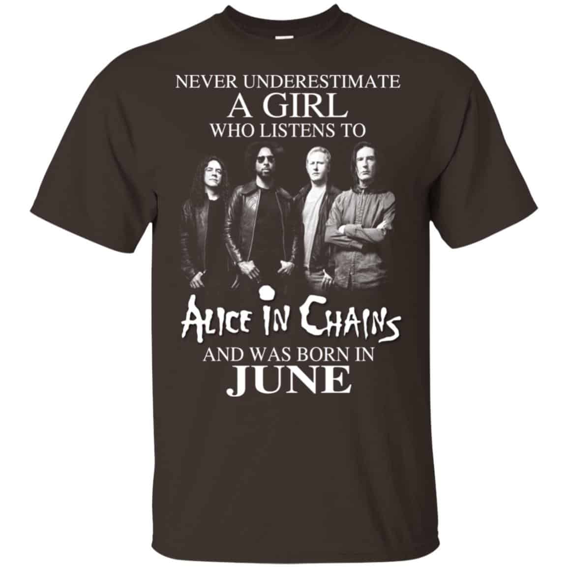 A Girl Who Listens To Alice In Chains And Was Born In June T Shirts Hoodie Tank 0stees