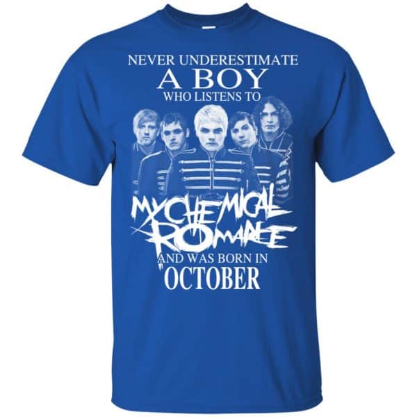 A Boy Who Listens To My Chemical Romance And Was Born In October T-Shirts, Hoodie, Tank 4