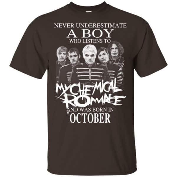 A Boy Who Listens To My Chemical Romance And Was Born In October T-Shirts, Hoodie, Tank 6