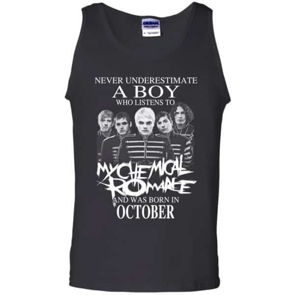 A Boy Who Listens To My Chemical Romance And Was Born In October T-Shirts, Hoodie, Tank 13