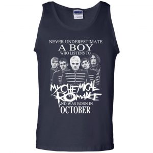 A Boy Who Listens To My Chemical Romance And Was Born In October T-Shirts, Hoodie, Tank 25