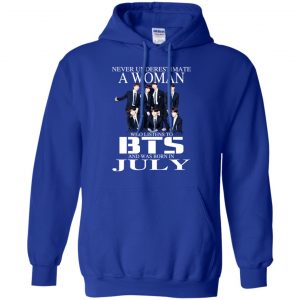 A Woman Who Listens To BTS And Was Born In July T-Shirts, Hoodie, Tank 21