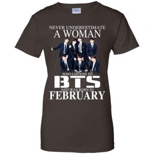 A Woman Who Listens To BTS And Was Born In February T-Shirts, Hoodie, Tank 23