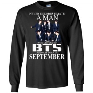 A Man Who Listens To BTS And Was Born In September T-Shirts, Hoodie, Tank 18