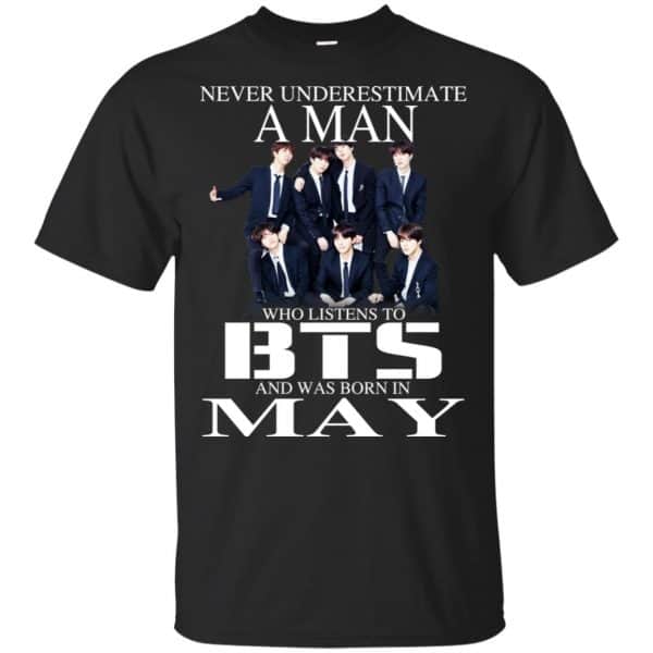 A Man Who Listens To BTS And Was Born In May T-Shirts, Hoodie, Tank 3