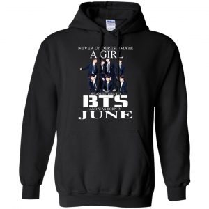 A Girl Who Listens To BTS And Was Born In June T-Shirts, Hoodie, Tank 18