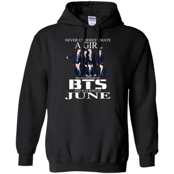 A Girl Who Listens To BTS And Was Born In June T-Shirts, Hoodie, Tank 7