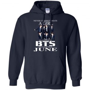 A Girl Who Listens To BTS And Was Born In June T-Shirts, Hoodie, Tank 19