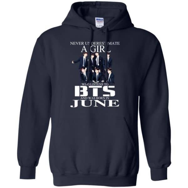 A Girl Who Listens To BTS And Was Born In June T-Shirts, Hoodie, Tank 8