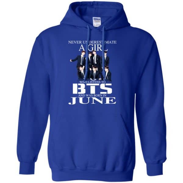 A Girl Who Listens To BTS And Was Born In June T-Shirts, Hoodie, Tank 10