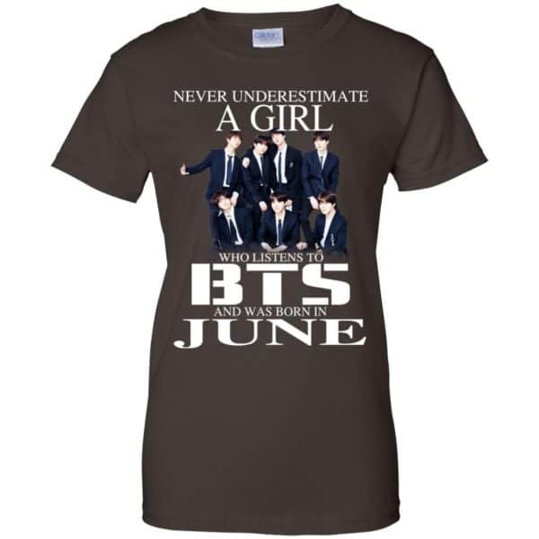 A Girl Who Listens To BTS And Was Born In June T-Shirts, Hoodie, Tank 12
