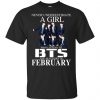 A Girl Who Listens To BTS And Was Born In February T-Shirts, Hoodie, Tank 2