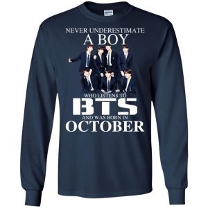 A Boy Who Listens To BTS And Was Born In October T-Shirts, Hoodie, Tank 19