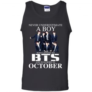 A Boy Who Listens To BTS And Was Born In October T-Shirts, Hoodie, Tank 24