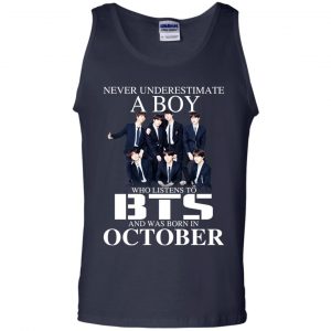 A Boy Who Listens To BTS And Was Born In October T-Shirts, Hoodie, Tank 25