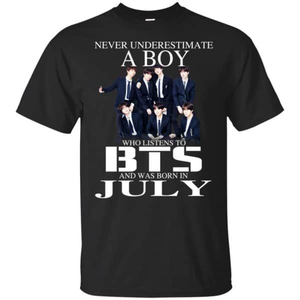 A Boy Who Listens To BTS And Was Born In July T-Shirts, Hoodie, Tank 3