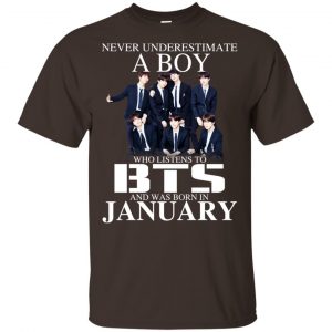 A Boy Who Listens To BTS And Was Born In January T-Shirts, Hoodie, Tank 17