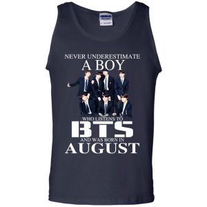 A Boy Who Listens To BTS And Was Born In August T-Shirts, Hoodie, Tank 25