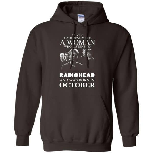 A Woman Who Listens To Radiohead And Was Born In October T-Shirts, Hoodie, Tank 8
