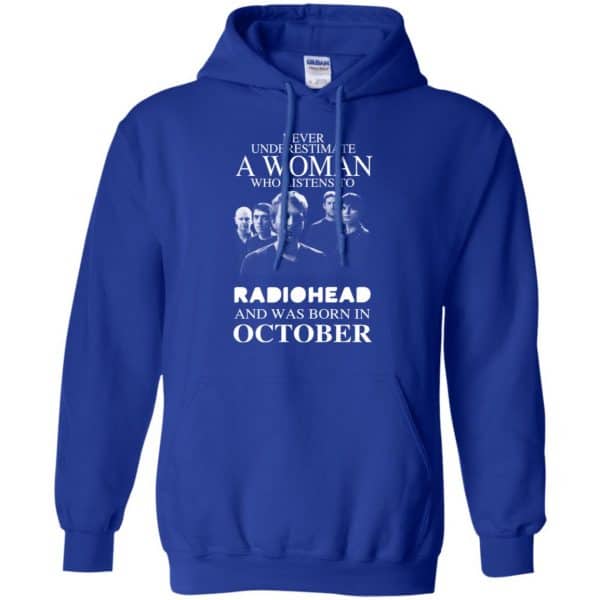 A Woman Who Listens To Radiohead And Was Born In October T-Shirts, Hoodie, Tank 9