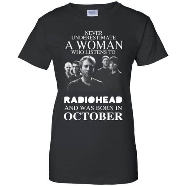 A Woman Who Listens To Radiohead And Was Born In October T-Shirts, Hoodie, Tank 11