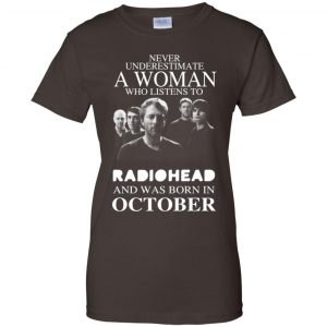 A Woman Who Listens To Radiohead And Was Born In October T-Shirts, Hoodie, Tank 23