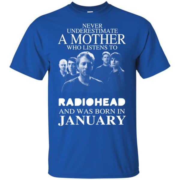 A Mother Who Listens To Radiohead And Was Born In January T-Shirts, Hoodie, Tank 5