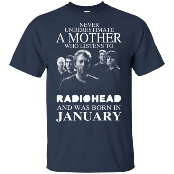 A Mother Who Listens To Radiohead And Was Born In January T-Shirts, Hoodie, Tank 6