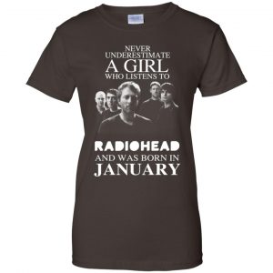 A Girl Who Listens To Radiohead And Was Born In January T-Shirts, Hoodie, Tank 23