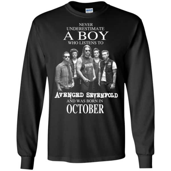 A Boy Who Listens To Avenged Sevenfold And Was Born In October T-Shirts, Hoodie, Tank 7