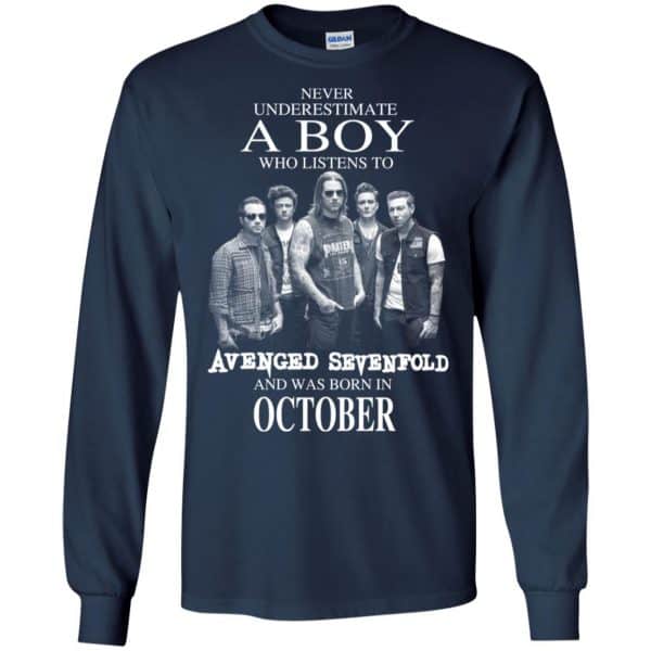 A Boy Who Listens To Avenged Sevenfold And Was Born In October T-Shirts, Hoodie, Tank 8