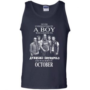 A Boy Who Listens To Avenged Sevenfold And Was Born In October T-Shirts, Hoodie, Tank 25