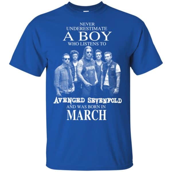 A Boy Who Listens To Avenged Sevenfold And Was Born In March T-Shirts, Hoodie, Tank 4