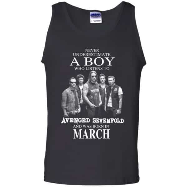 A Boy Who Listens To Avenged Sevenfold And Was Born In March T-Shirts, Hoodie, Tank 13
