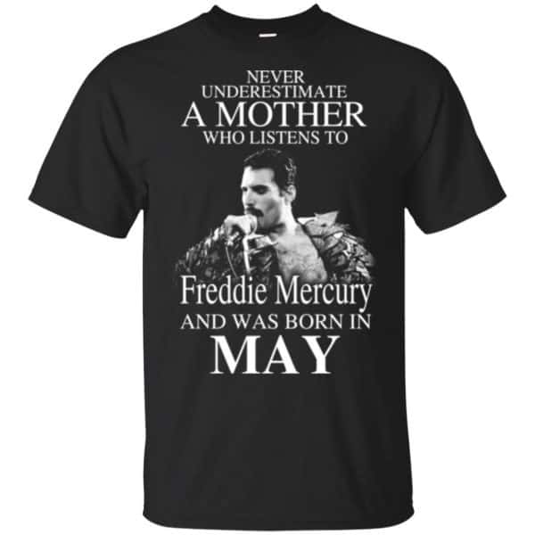 A Mother Who Listens To Freddie Mercury And Was Born In May T-Shirts, Hoodie, Tank 3