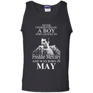 A Boy Who Listens To Freddie Mercury And Was Born In May T-Shirts, Hoodie, Tank 24
