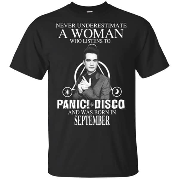 A Woman Who Listens To Panic at the Disco And Was Born In September T-Shirts, Hoodie, Tank 2