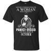 A Woman Who Listens To Panic at the Disco And Was Born In October T-Shirts, Hoodie, Tank 2