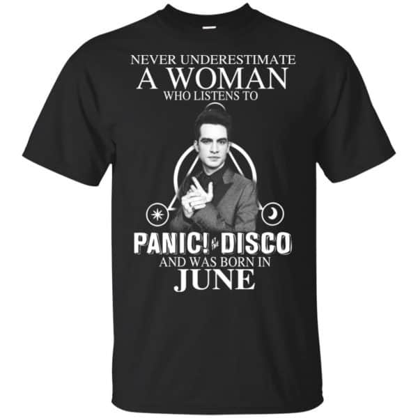 A Woman Who Listens To Panic at the Disco And Was Born In June T-Shirts, Hoodie, Tank 3