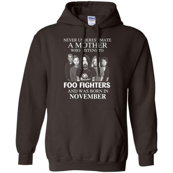 A Mother Who Listens To Foo Fighters And Was Born In November T-Shirts, Hoodie, Tank 9