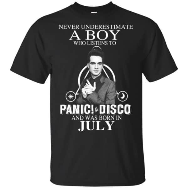 A Boy Who Listens To Panic at the Disco And Was Born In July T-Shirts, Hoodie, Tank 3
