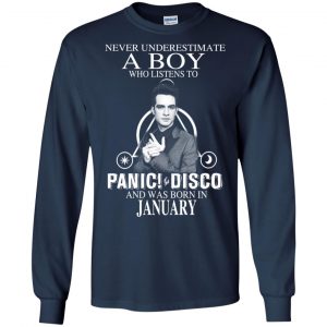 A Boy Who Listens To Panic at the Disco And Was Born In January T-Shirts, Hoodie, Tank 19
