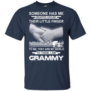 Someone Has Me Wrapped Around Their Little Finger To Me, I Am Grammy T-Shirts, Hoodie, Tank 16
