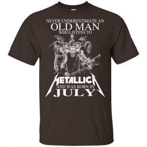 An Old Man Who Listens To Metallica And Was Born In July T-Shirts, Hoodie, Tank 17
