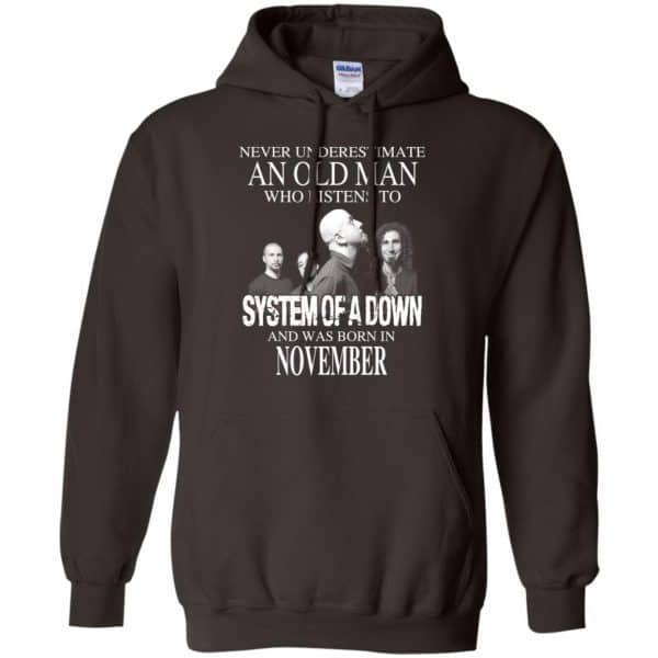 An Old Man Who Listens To System Of A Down And Was Born In November T-Shirts, Hoodie, Tank 11