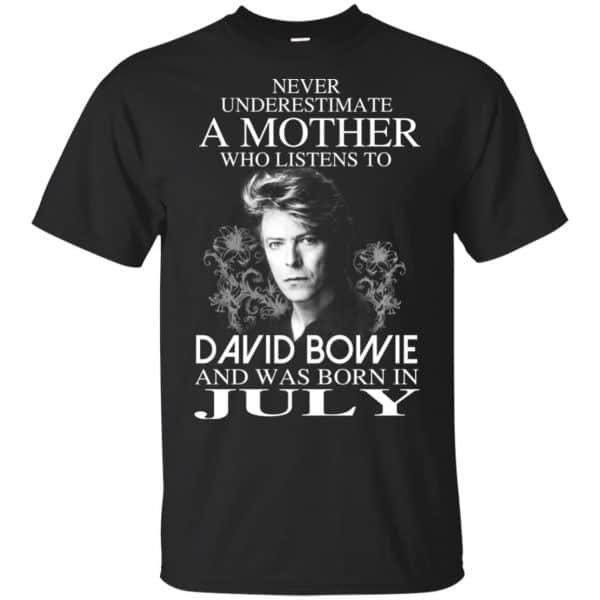 A Mother Who Listens To David Bowie And Was Born In July T-Shirts, Hoodie, Tank 3