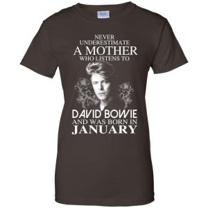 A Mother Who Listens To David Bowie And Was Born In January T-Shirts, Hoodie, Tank 23